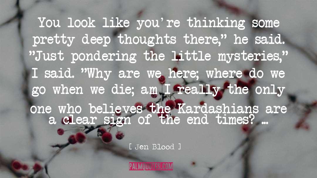 Ravenswood Mysteries quotes by Jen Blood