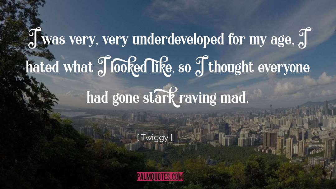 Raving quotes by Twiggy