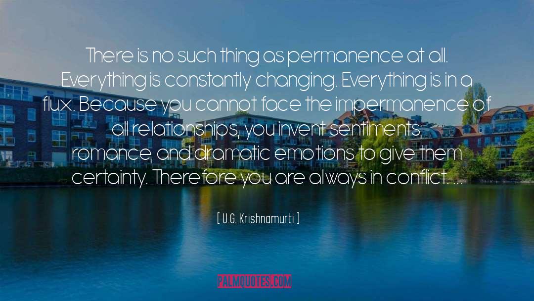 Raw Emotion quotes by U.G. Krishnamurti