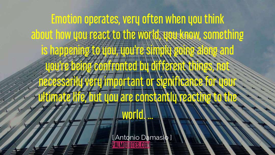 Raw Emotion quotes by Antonio Damasio