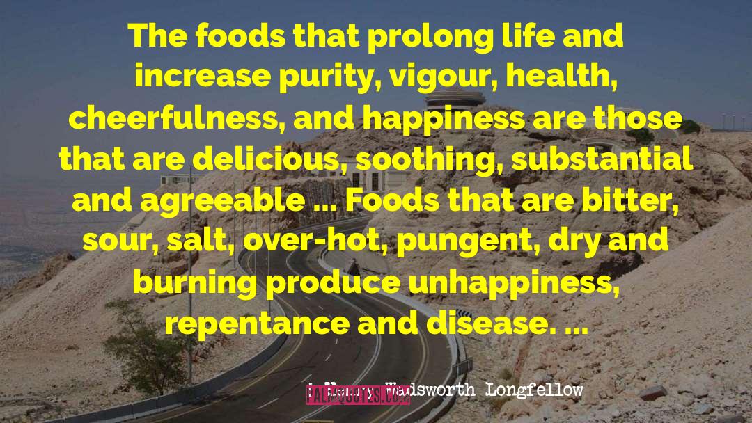 Raw Foods quotes by Henry Wadsworth Longfellow