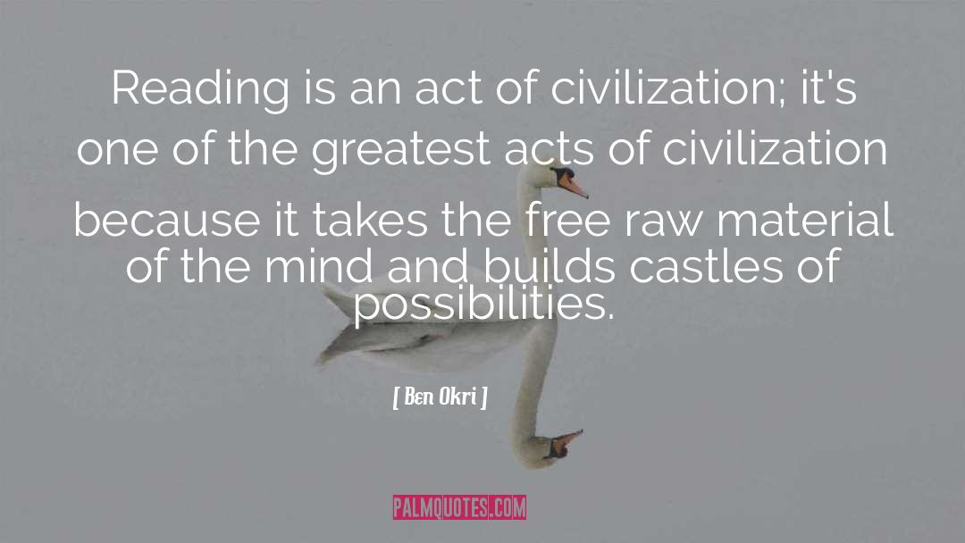 Raw Material quotes by Ben Okri