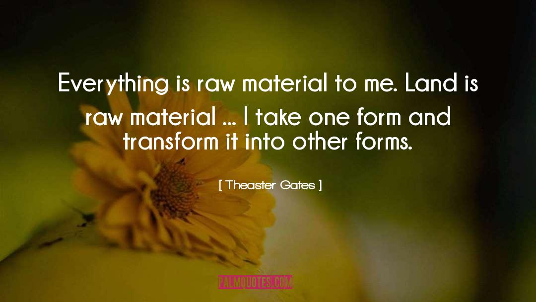 Raw Material quotes by Theaster Gates