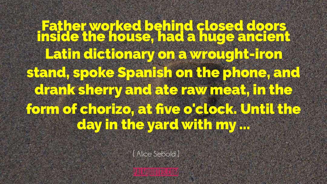 Raw Meat quotes by Alice Sebold