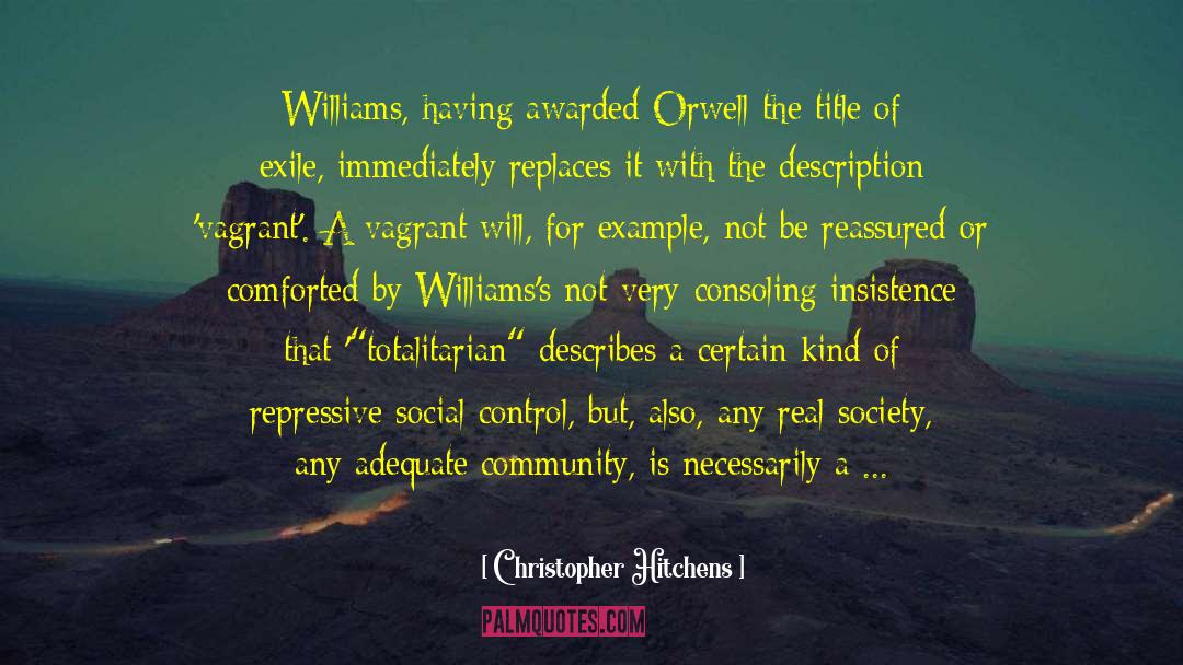 Raymond Williams quotes by Christopher Hitchens