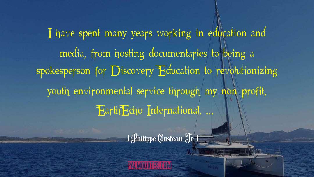 Re Education Center quotes by Philippe Cousteau, Jr.