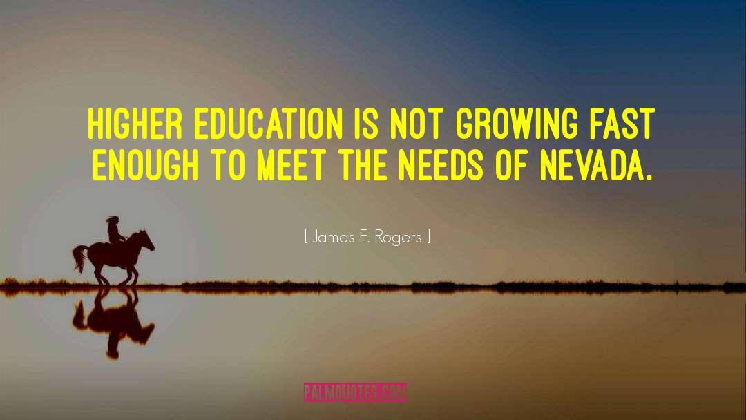 Re Education quotes by James E. Rogers