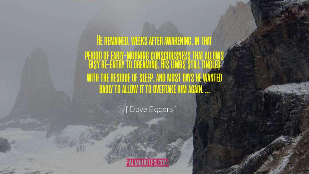 Re Entry quotes by Dave Eggers