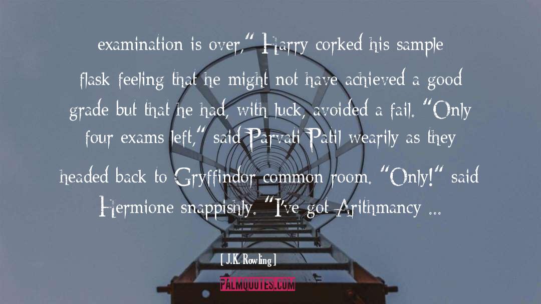 Re Examination quotes by J.K. Rowling