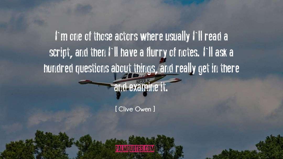 Re Examine quotes by Clive Owen