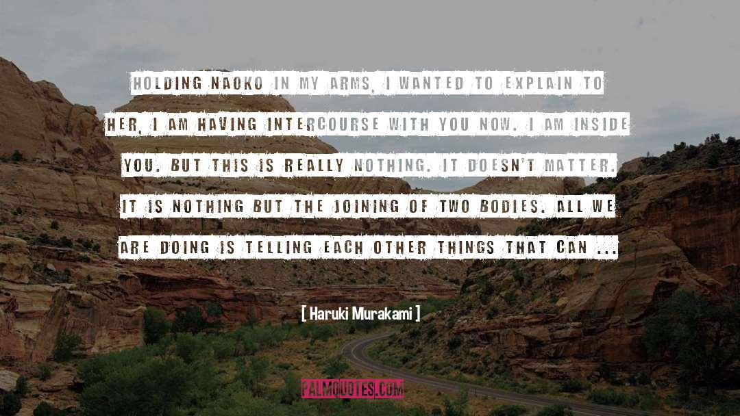 Re Telling quotes by Haruki Murakami
