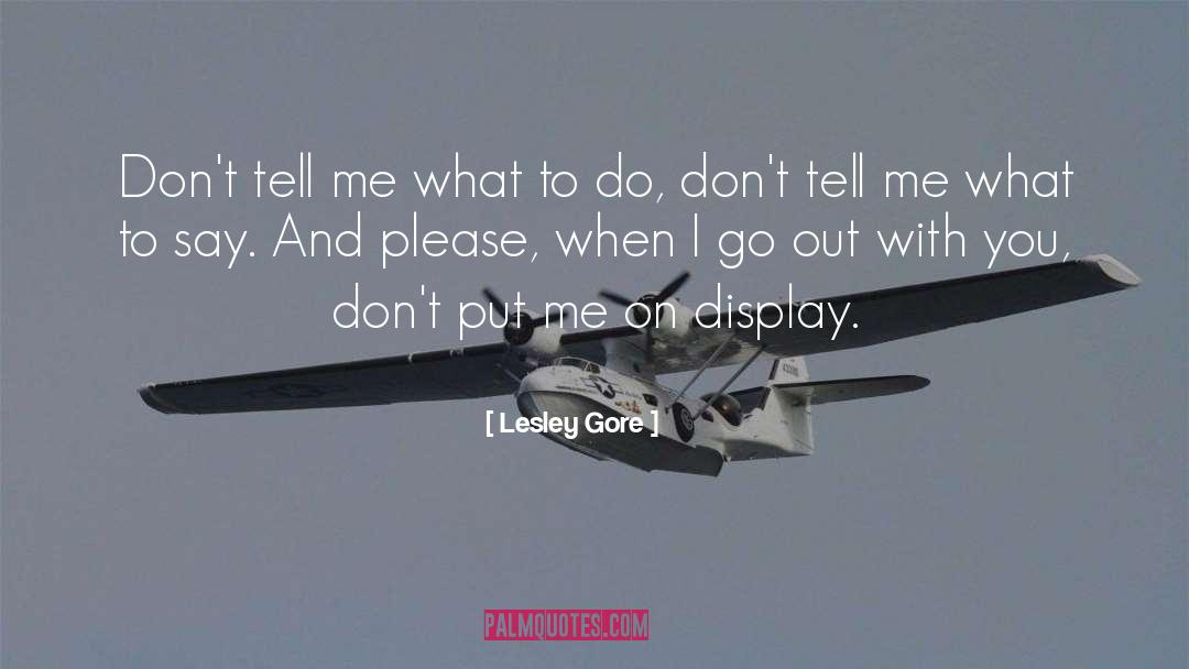 Reach Display Mod quotes by Lesley Gore