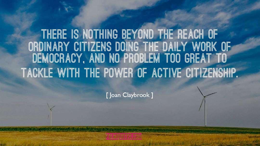 Reach In quotes by Joan Claybrook