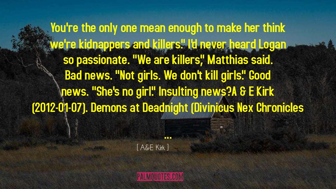 Reacher Series quotes by A&E Kirk