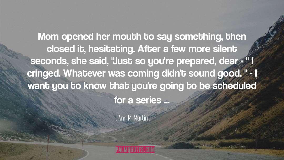 Reacher Series quotes by Ann M. Martin