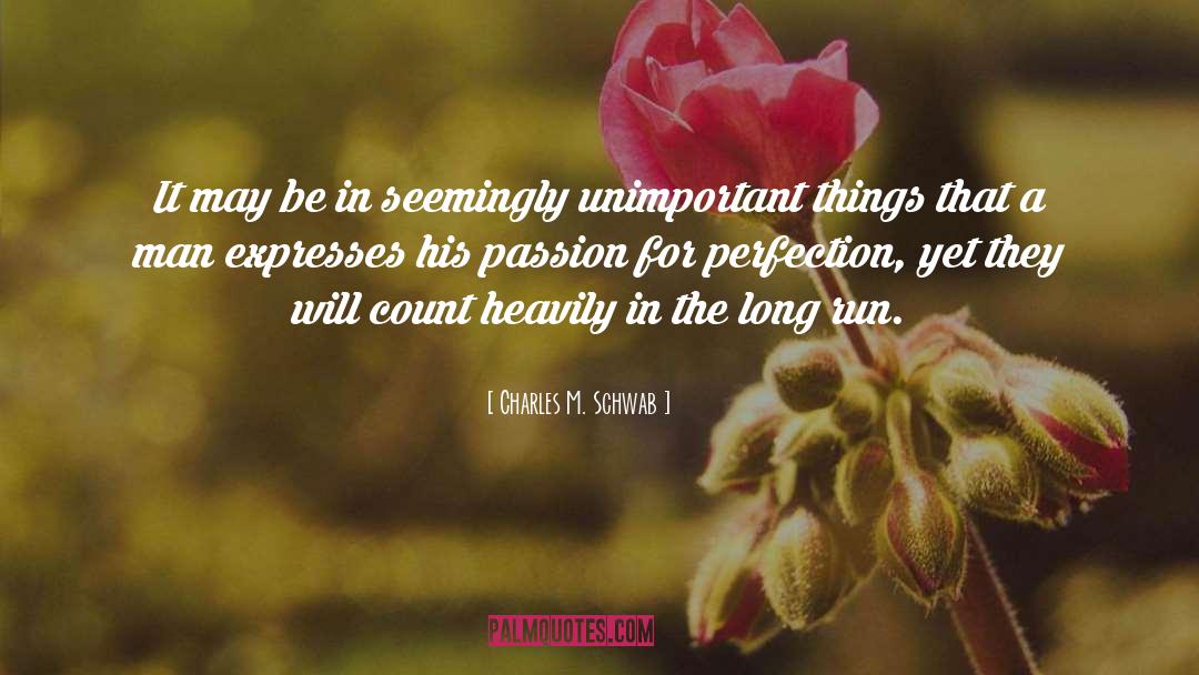 Reaching For Perfection quotes by Charles M. Schwab