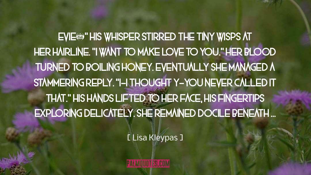 Reaching For Perfection quotes by Lisa Kleypas