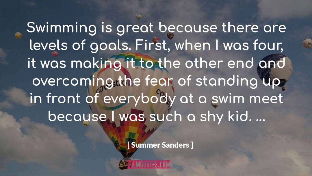 Reaching Goals quotes by Summer Sanders