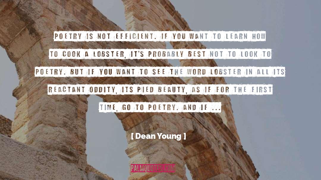 Reactant quotes by Dean Young