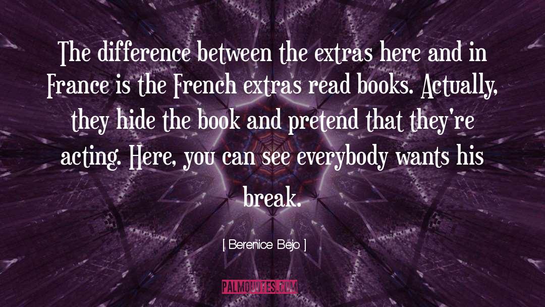 Read Books quotes by Berenice Bejo