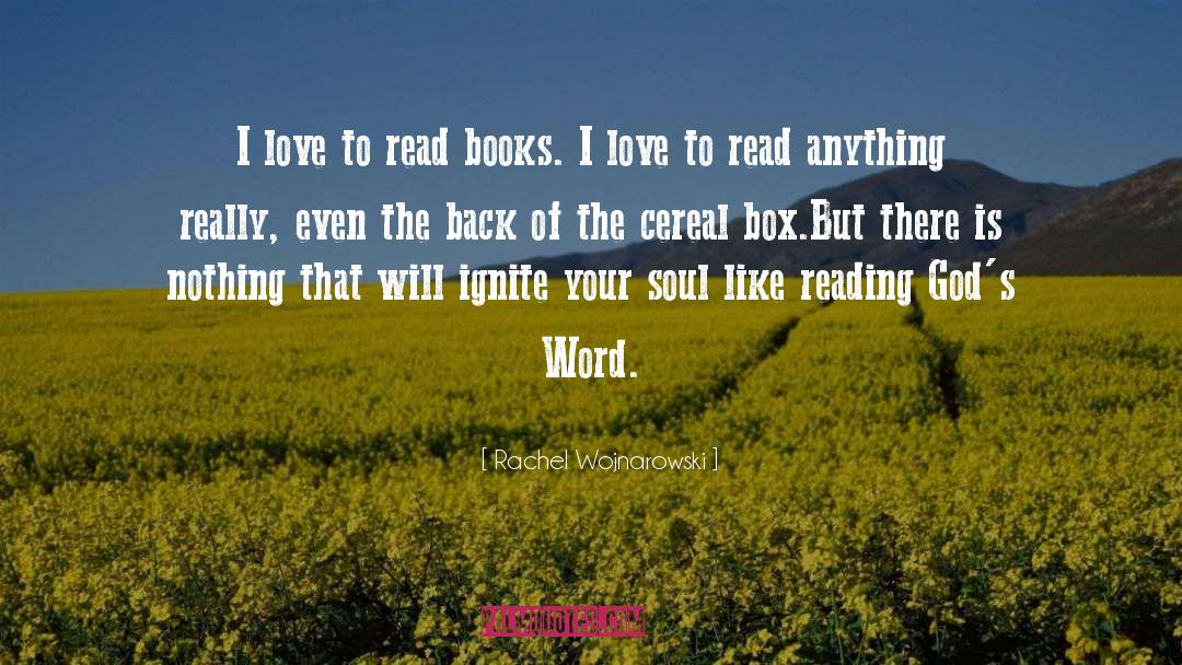 Read Books quotes by Rachel Wojnarowski