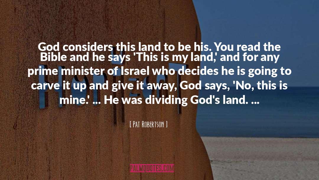 Read The Bible quotes by Pat Robertson