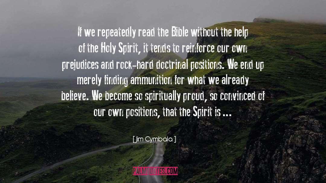 Read The Bible quotes by Jim Cymbala