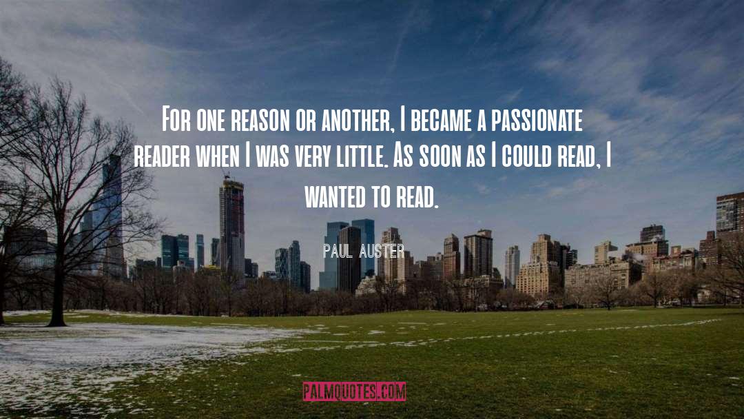 Reader quotes by Paul Auster