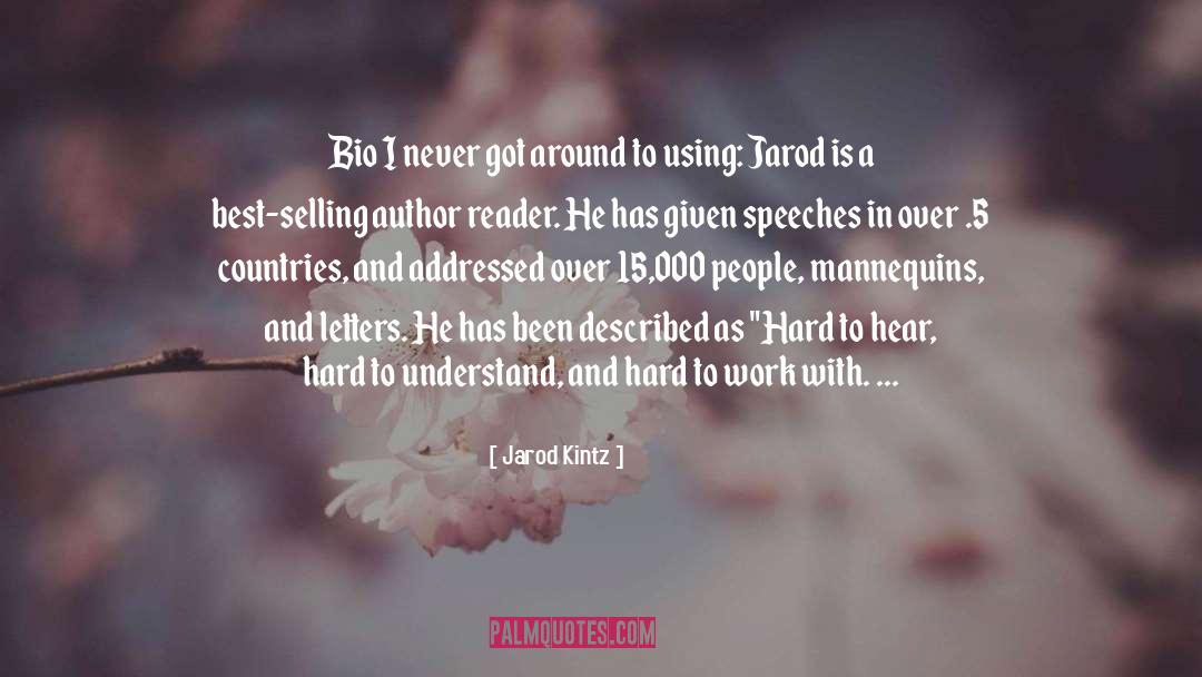 Reader quotes by Jarod Kintz