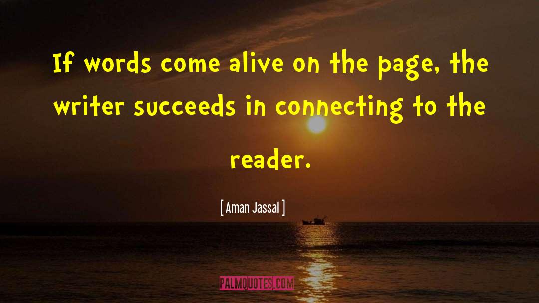 Readers And Reading quotes by Aman Jassal
