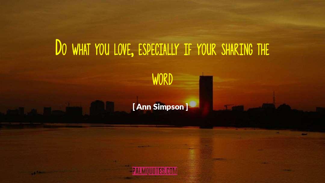 Readers And Writers quotes by Ann Simpson