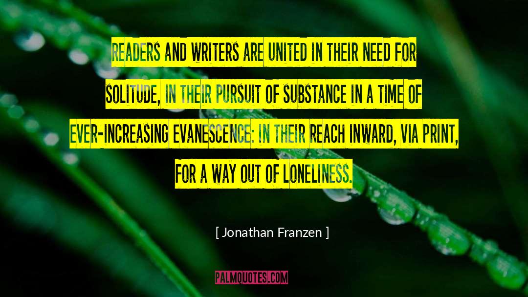 Readers And Writers quotes by Jonathan Franzen