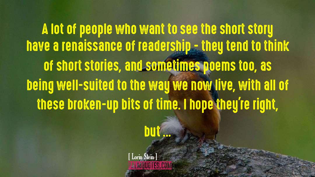 Readership quotes by Lorin Stein