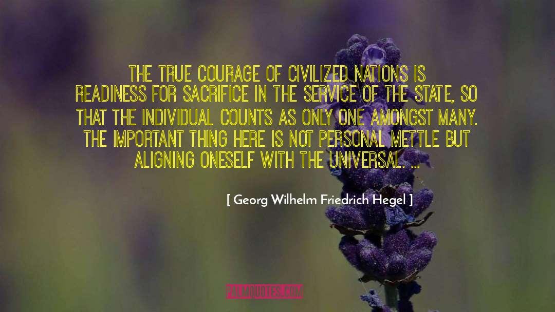 Readiness quotes by Georg Wilhelm Friedrich Hegel