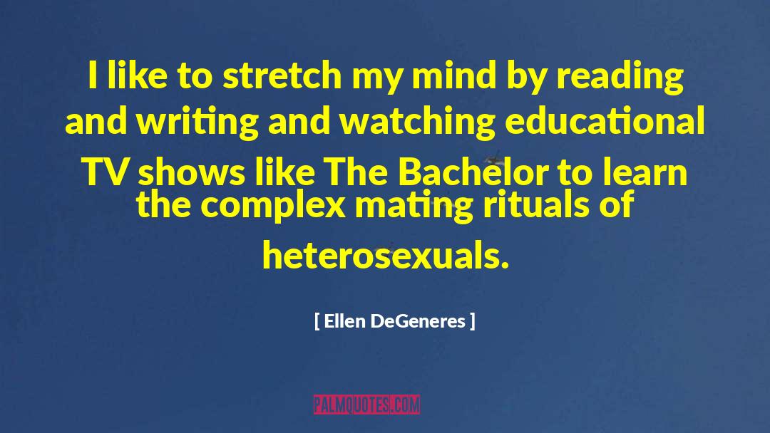 Reading And Writing quotes by Ellen DeGeneres