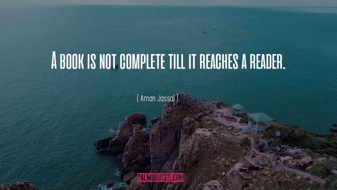 Reading Books quotes by Aman Jassal