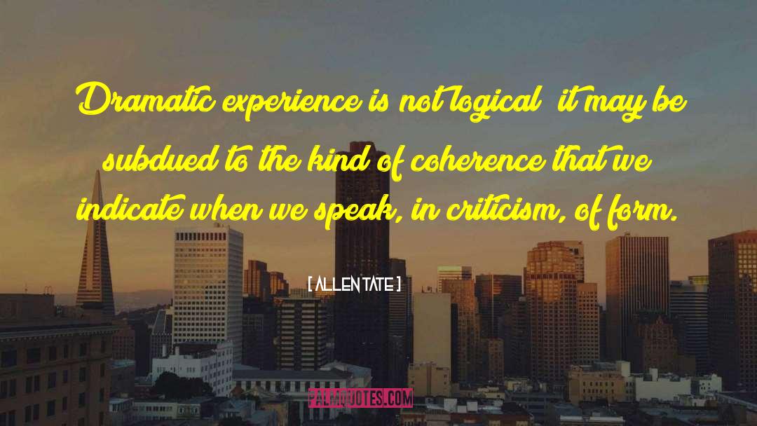 Reading Experience quotes by Allen Tate
