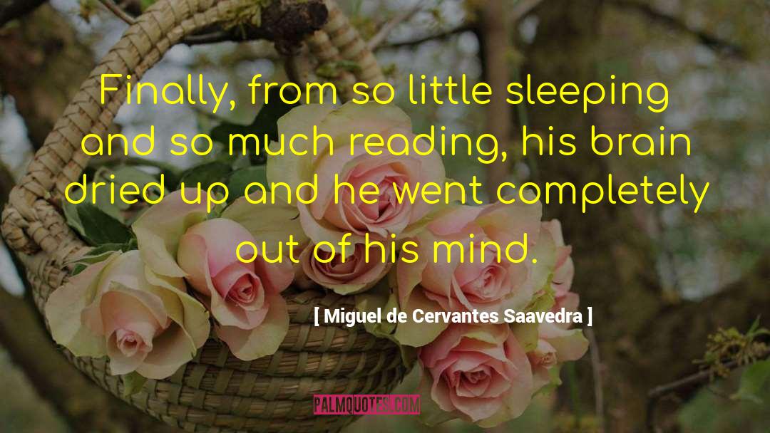 Reading Lists quotes by Miguel De Cervantes Saavedra