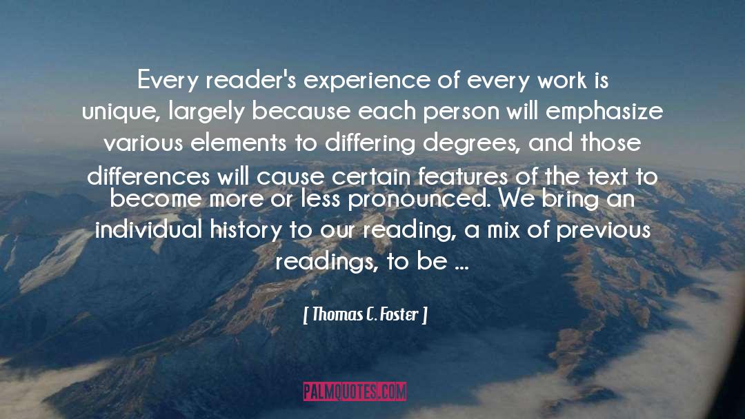 Reading Literature quotes by Thomas C. Foster