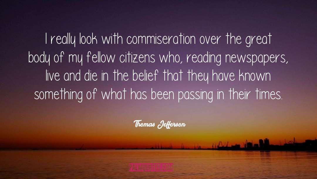 Reading Newspapers quotes by Thomas Jefferson