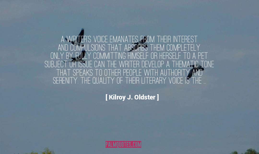 Reading Or Writing quotes by Kilroy J. Oldster