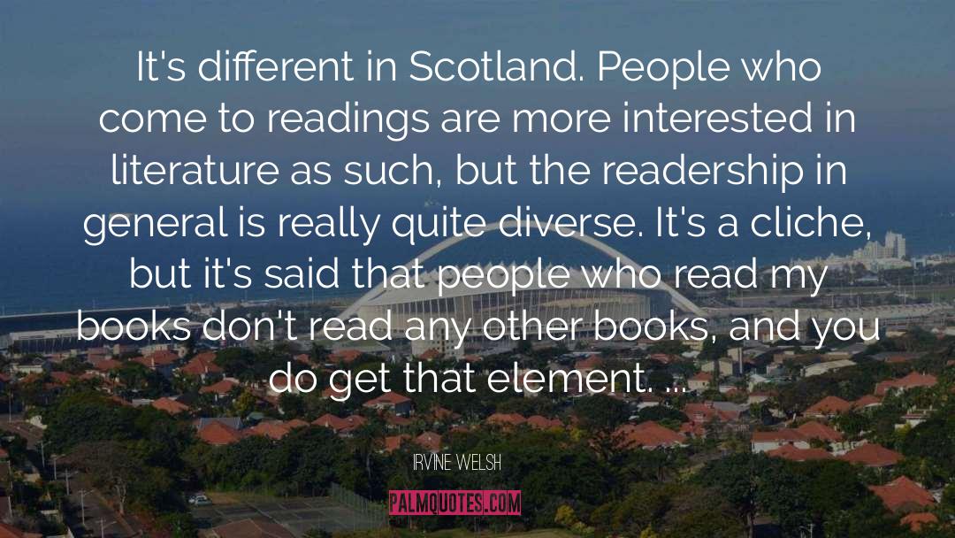 Reading People quotes by Irvine Welsh