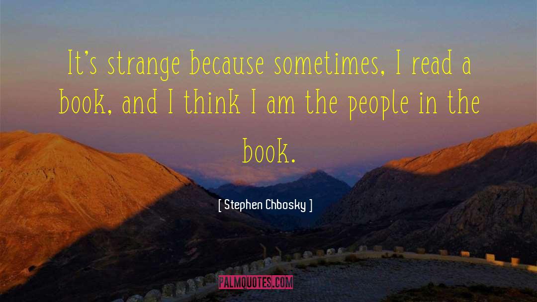 Reading People quotes by Stephen Chbosky