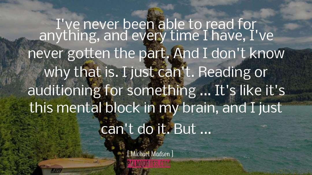 Reading People quotes by Michael Madsen