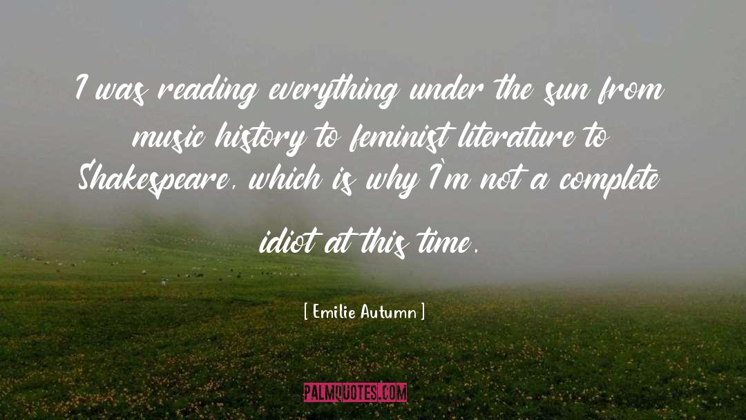 Reading quotes by Emilie Autumn