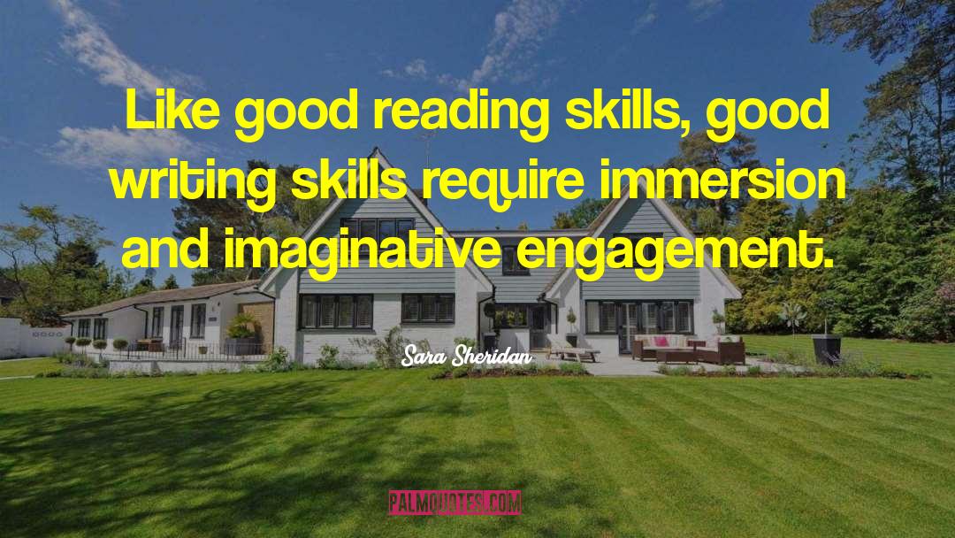 Reading Skills quotes by Sara Sheridan