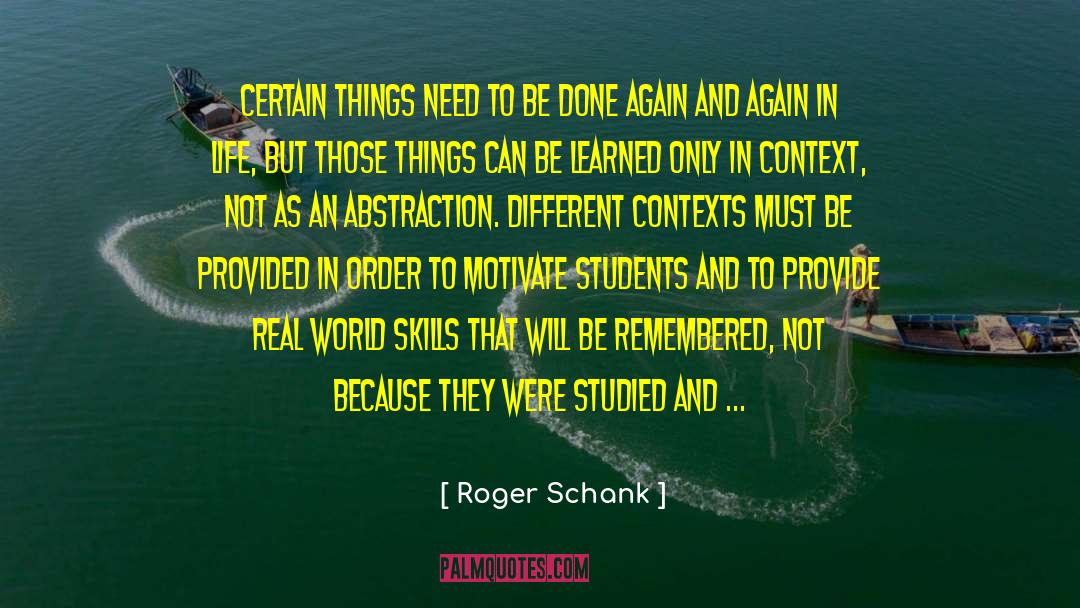 Reading Skills quotes by Roger Schank