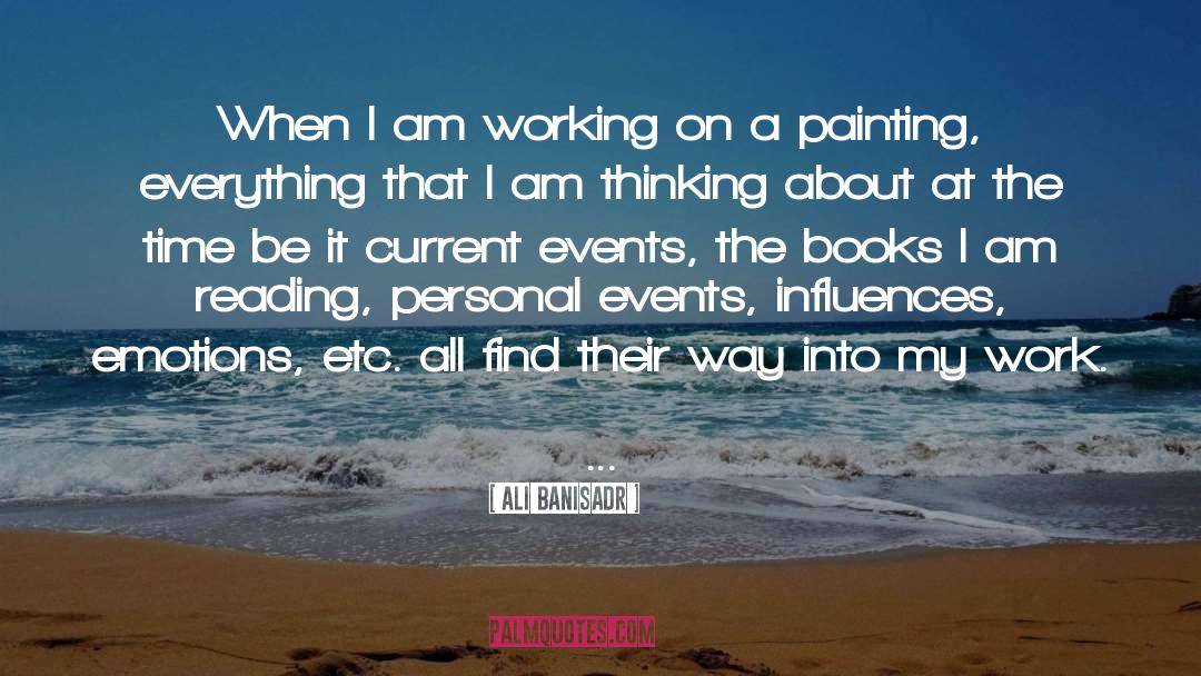 Reading Thinking quotes by Ali Banisadr