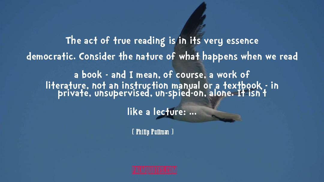 Reading Words quotes by Philip Pullman