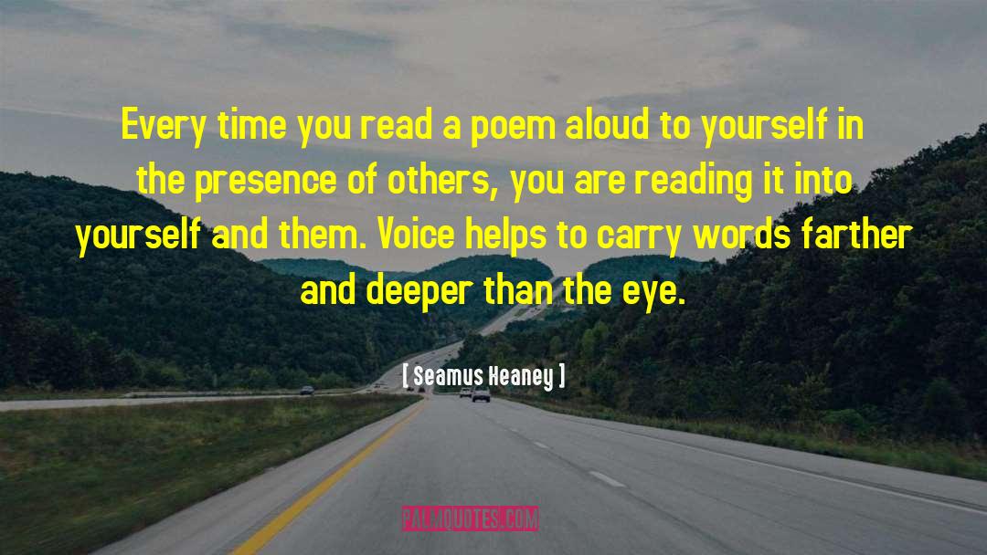 Reading Words quotes by Seamus Heaney